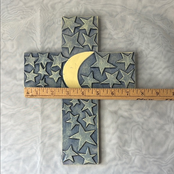 Star & Moon Cross Wall Decor - Picture 2 of 8